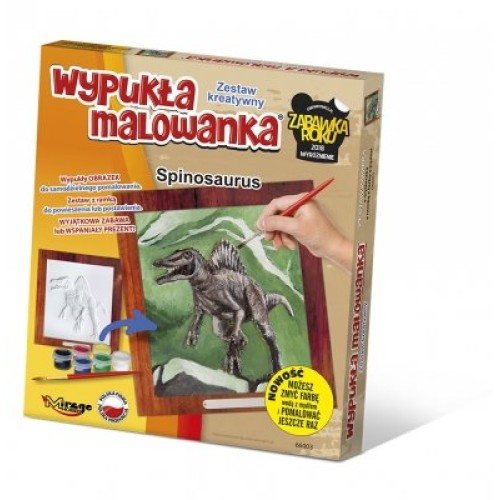 3D reliéf spinosaurus